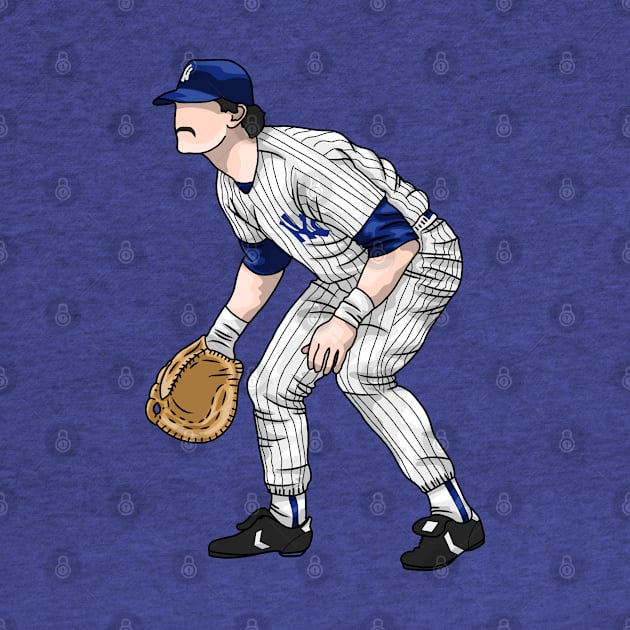 Don Mattingly Yankees Drawing by thesportstation